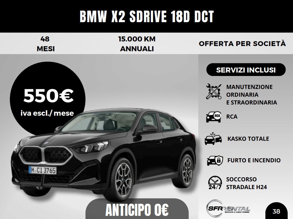 BMW X2 SDRIVE 18d DCT